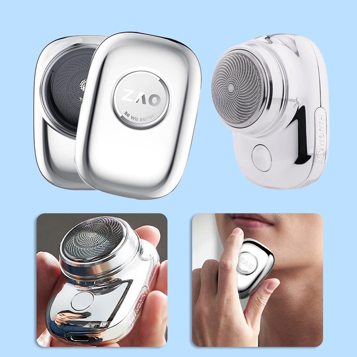 Mini Shaver™️ Erhalte eine glatte Rasur, wo immer du hingehst!