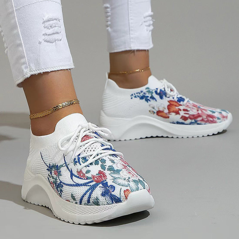 Bloe™ - Retro-Bedruckte Atmungsaktive Turnschuhe