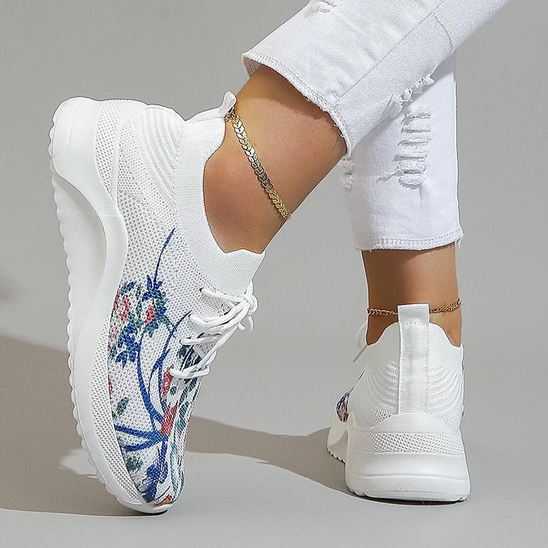 Bloe™ - Retro-Bedruckte Atmungsaktive Turnschuhe