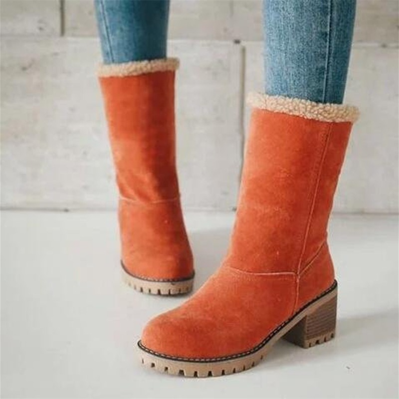 50%| Caroline™- Warme Pelzstiefel