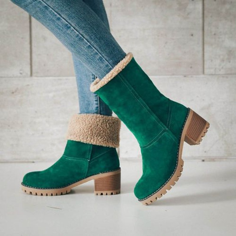 50%| Caroline™- Warme Pelzstiefel