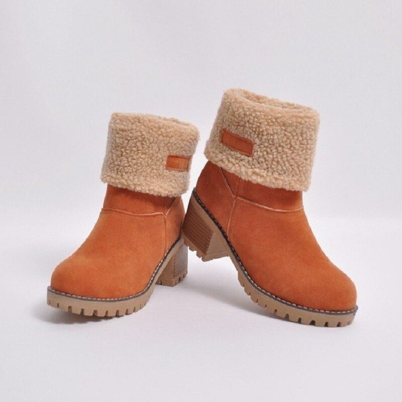 50%| Caroline™- Warme Pelzstiefel