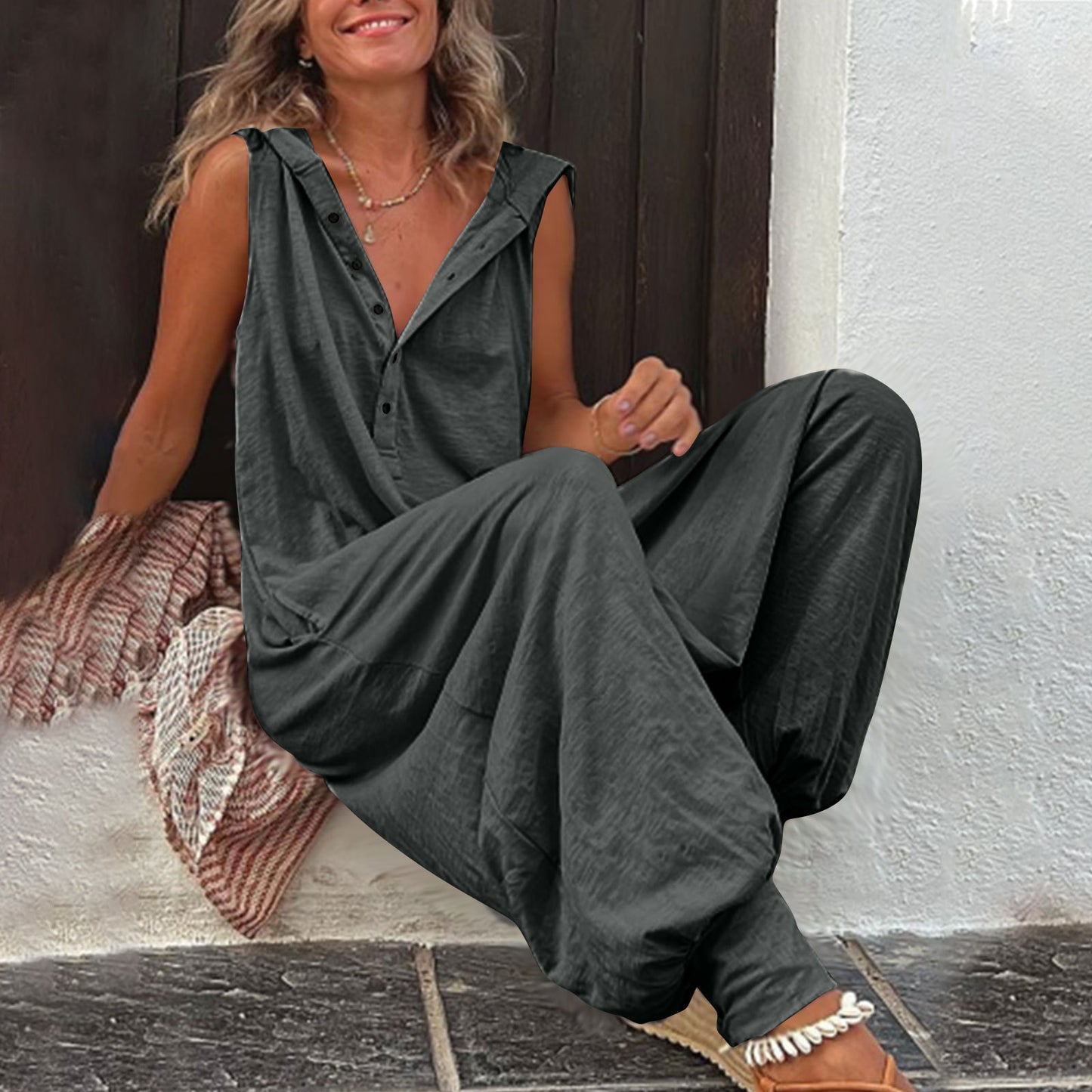 Sylvia™ - Vintage Jumpsuit Sommer