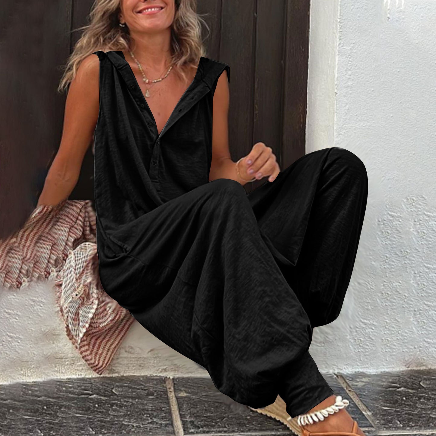 Sylvia™ - Vintage Jumpsuit Sommer