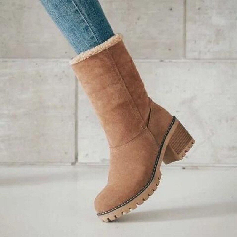 50%| Caroline™- Warme Pelzstiefel