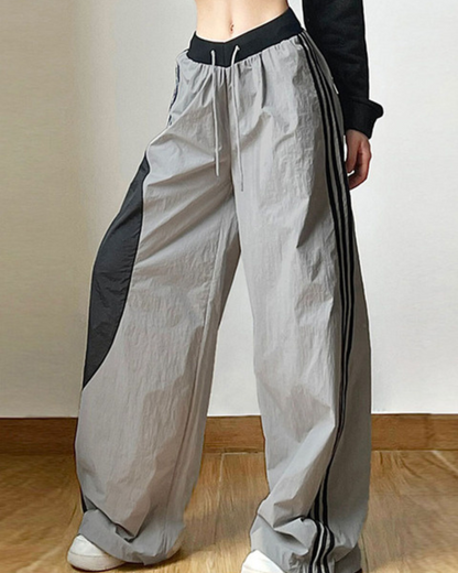 Großstadtentdecker™ - Oversized Jogginghose mit breitem Bein