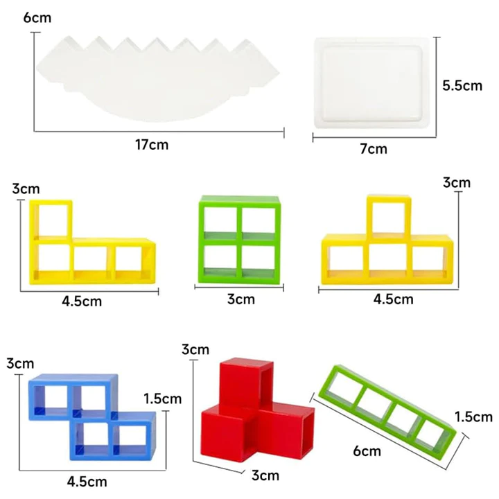 KreativBündel™ - Magnetisches Tetris-Set