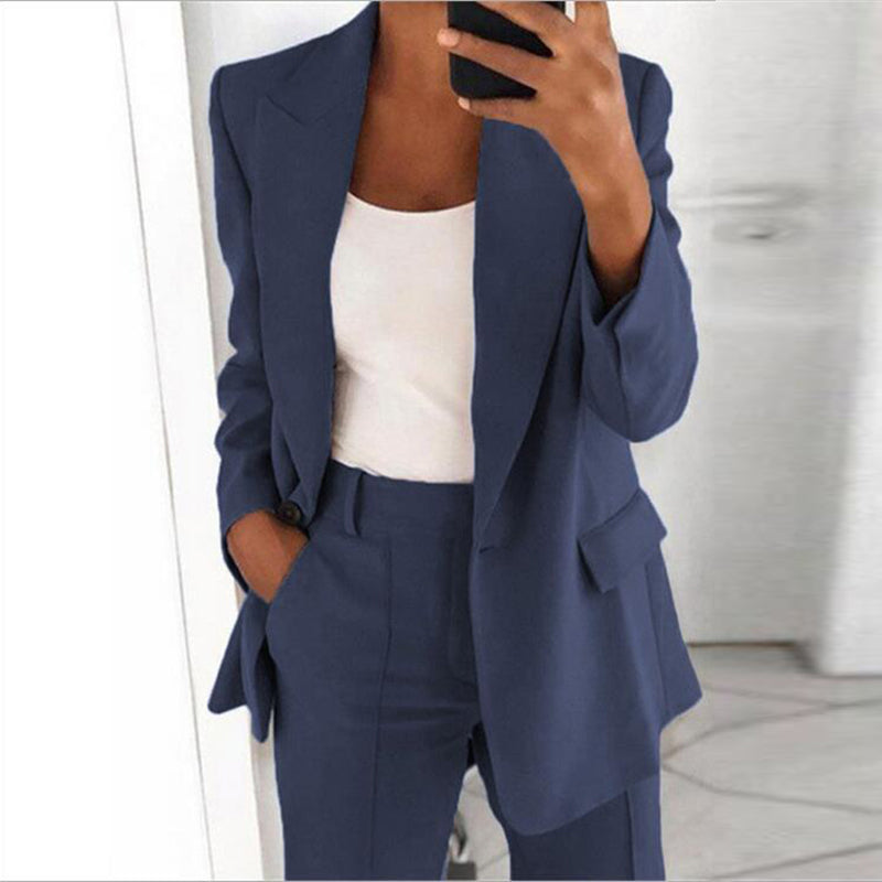 StilMeister™ - Blazer-Set mit Jacke und Hose