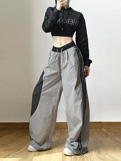 Großstadtentdecker™ - Oversized Jogginghose mit breitem Bein