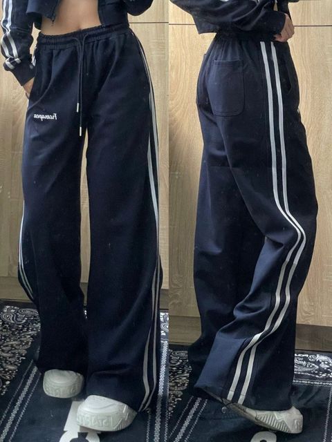Harajuku™ - Oversized Cargo-Jogginghose mit breitem Bein