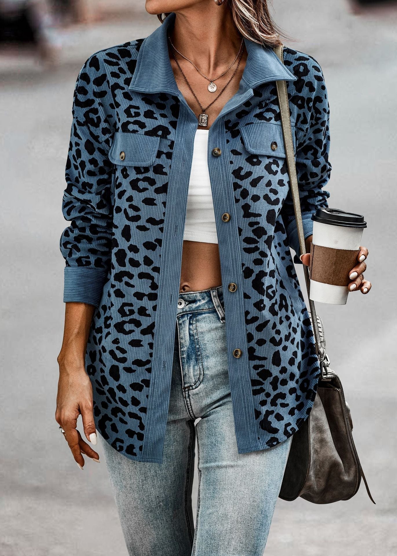 Senna™ - Dschungel Chic Leopard Jacke